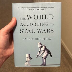 The world according to Star Wars book. New!